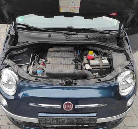 Fiat 500 cena 31000 przebieg: 88000, rok produkcji 2015 z Pszczyna małe 277